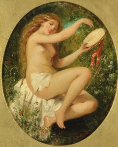 Suonatrice di tamburello (il ritmo)